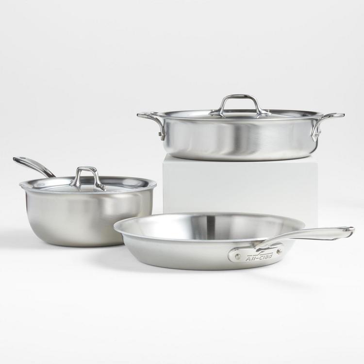 All-Clad D3 Stainless Steel Starter Cookware Set