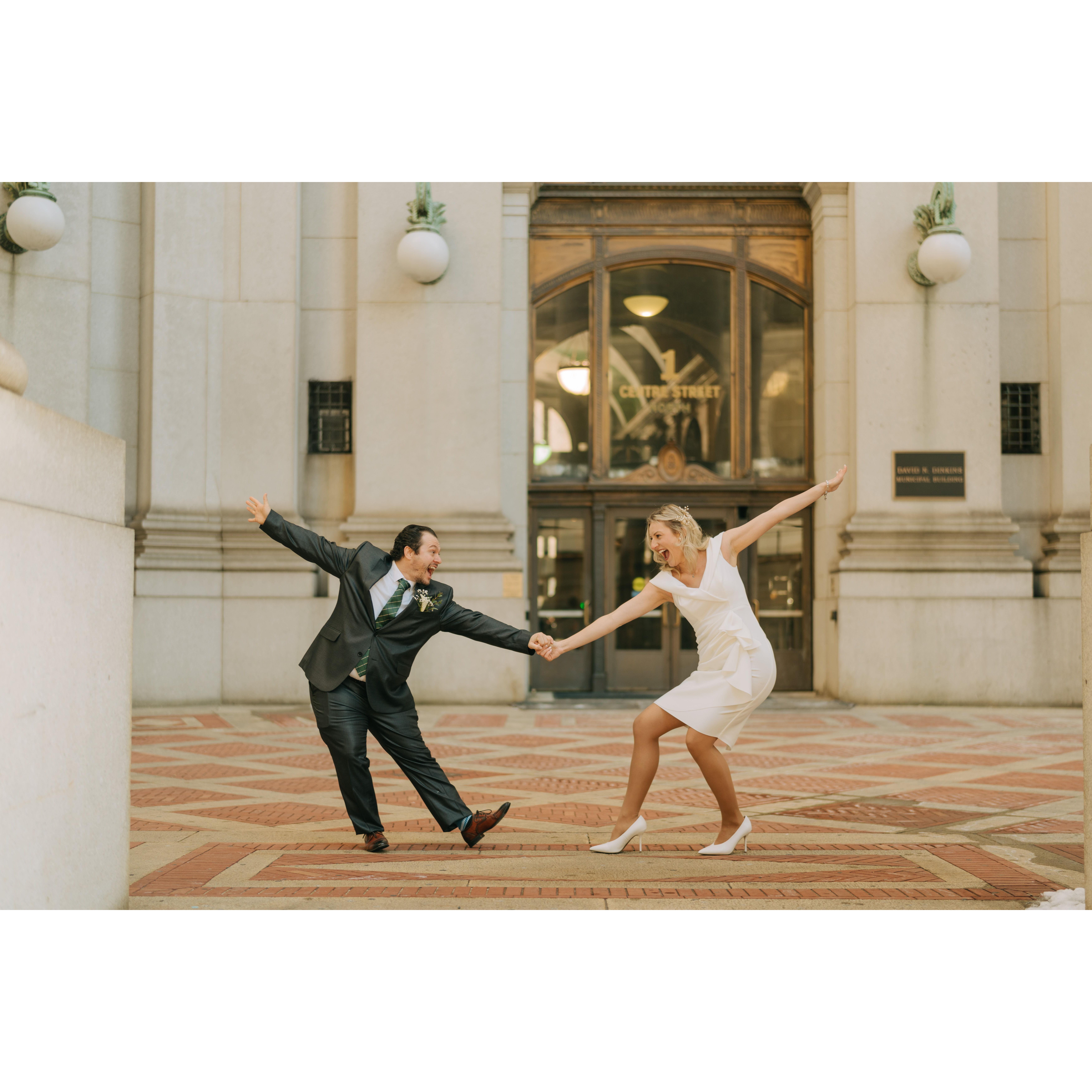 Even though we probably won't always feel like dancing, we will try to have as many days as possible when we feel like dancing together.