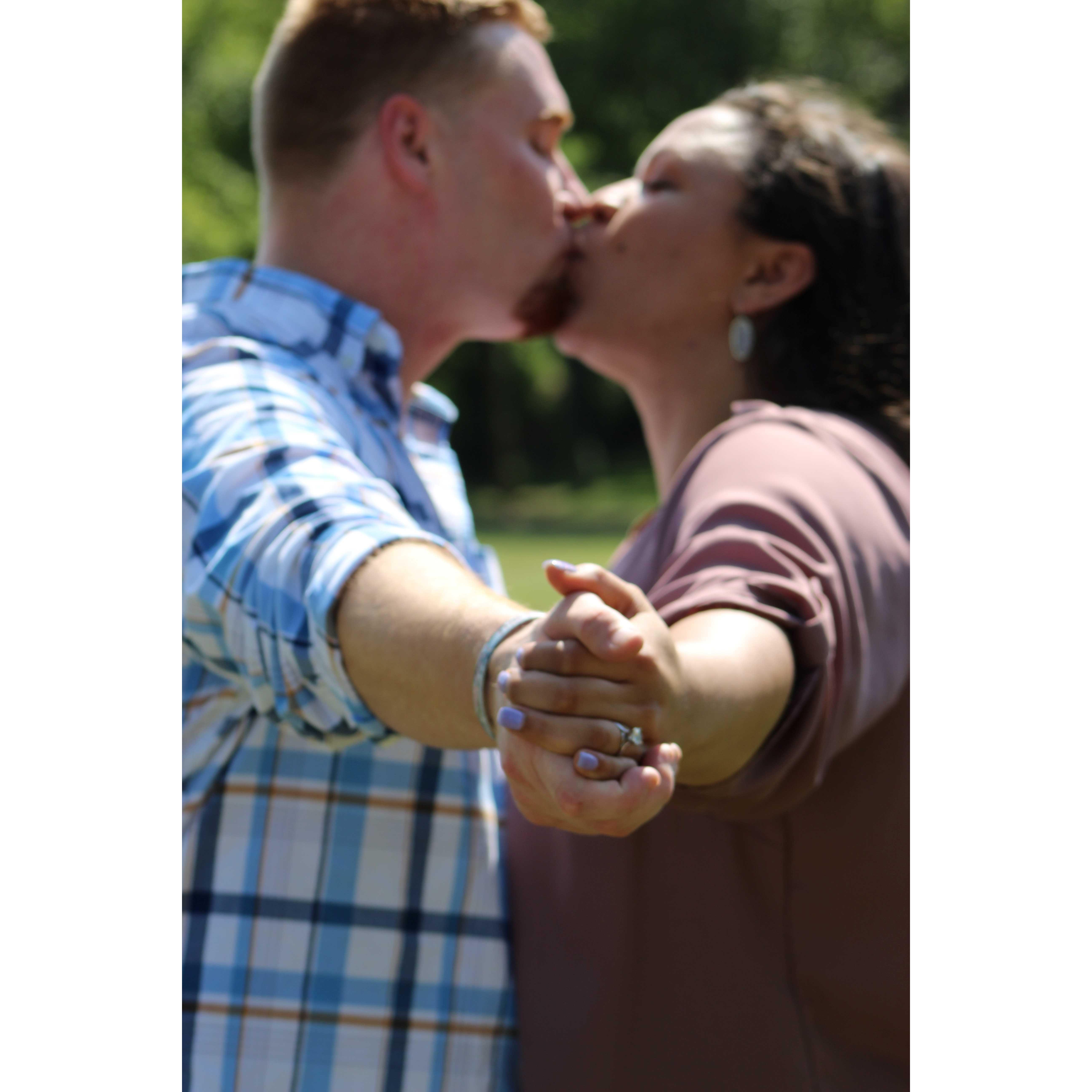 We're engaged in case you didn't know :)