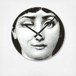 Mid Century Girl Clock