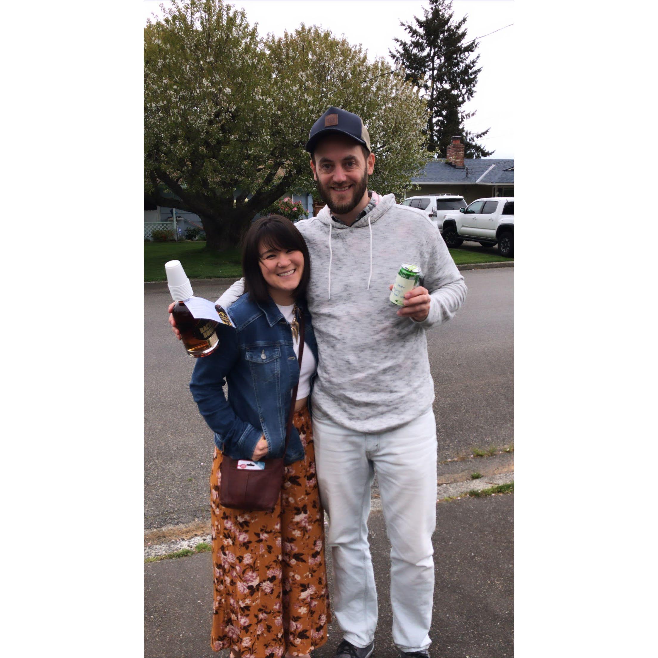 Peter’s Covid Birthday, May 2020