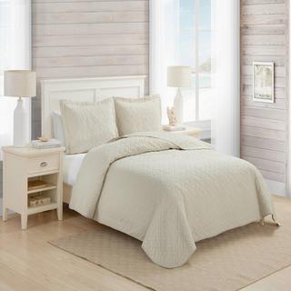 Raffia 3-Piece Reversible Quilt Set