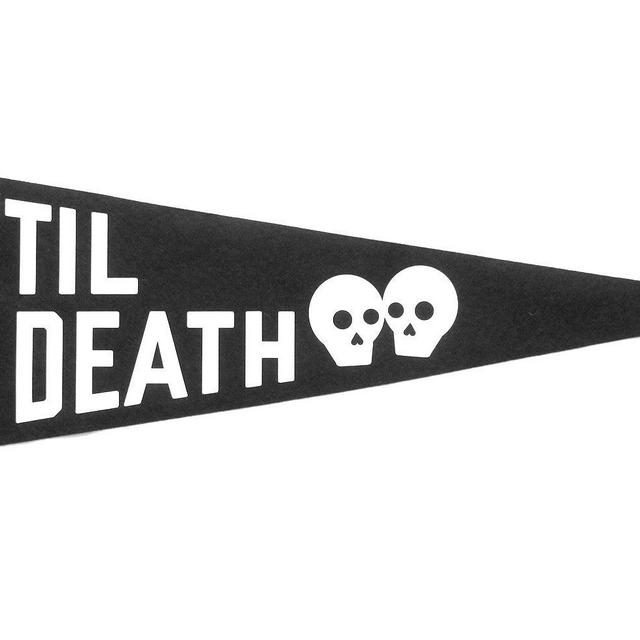 'Til Death Wedding Pennant