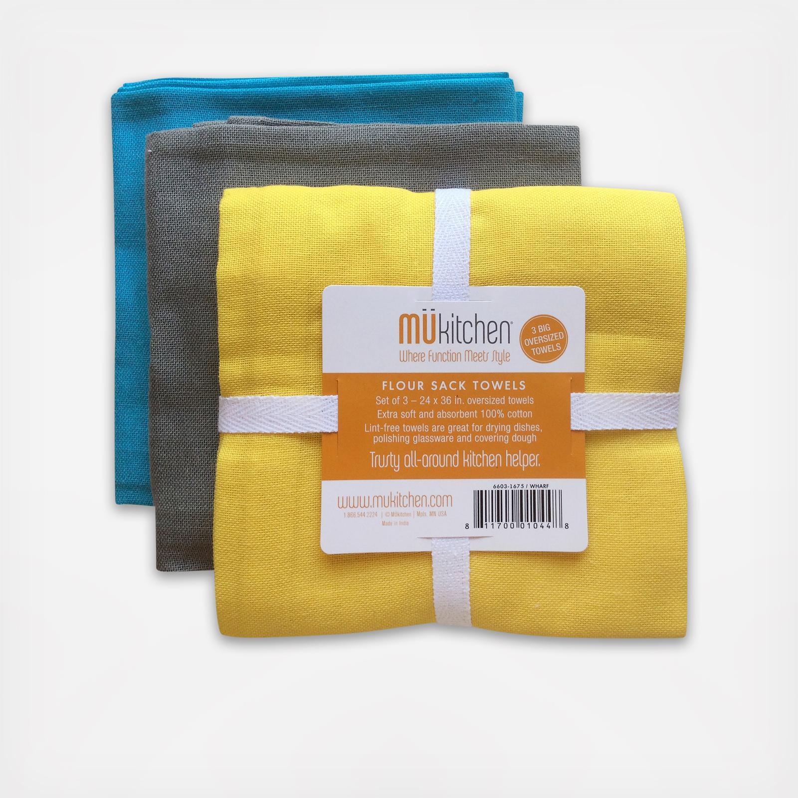 M Kitchen Flour Sack Towels Set Of 3 Zola   F3828e36 C839 4eff A532 C78ba6790317