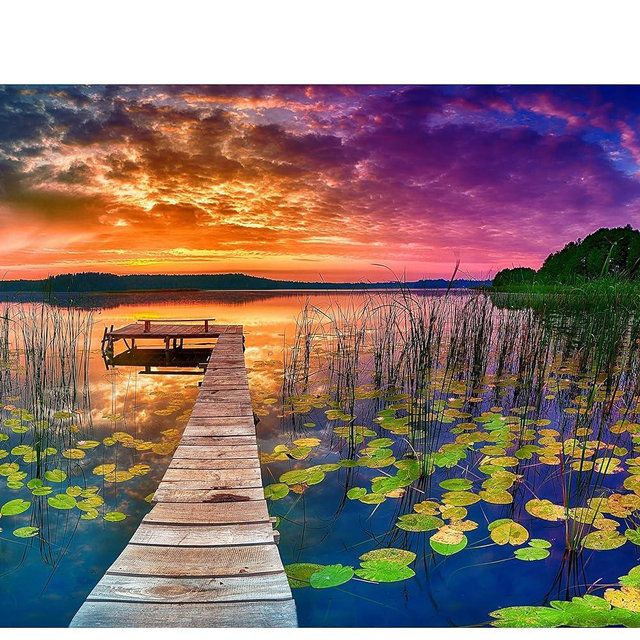 1000 Piece Jigsaw Puzzle for Adults and Families - 20x30 inch HD Quality Landscape Photo Puzzle | Sturdy 2mm Puzzle Pieces, Every Piece Unique | 8 Puzzle Saver Sheets & Full-Sized 1:1 Poster Included