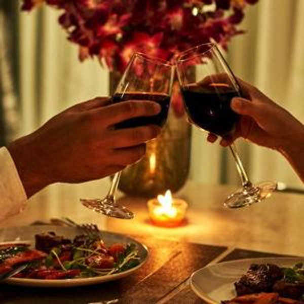Celebratory Dinner For Two during Honeymoon