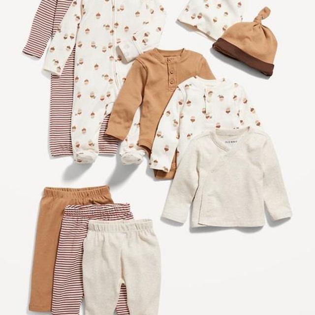 Old Navy Unisex Layette Essentials 10-Pack for Baby