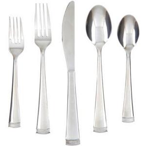 Farberware® Poppy Mirror/Pebble 20-pc. Flatware Set
