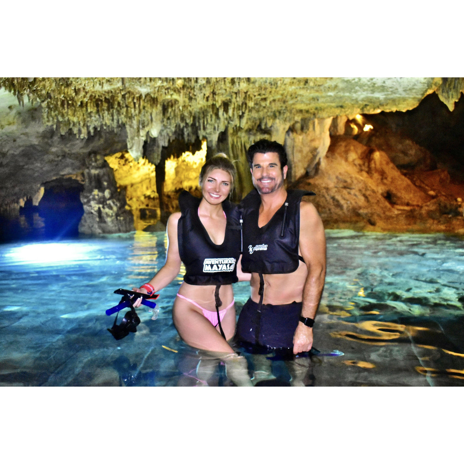 Swimming in the Cenotes in Tulum, Mexico