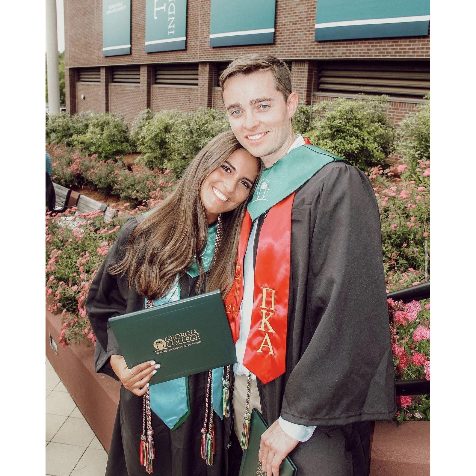 2019. Graduated from Georgia College & State University together.