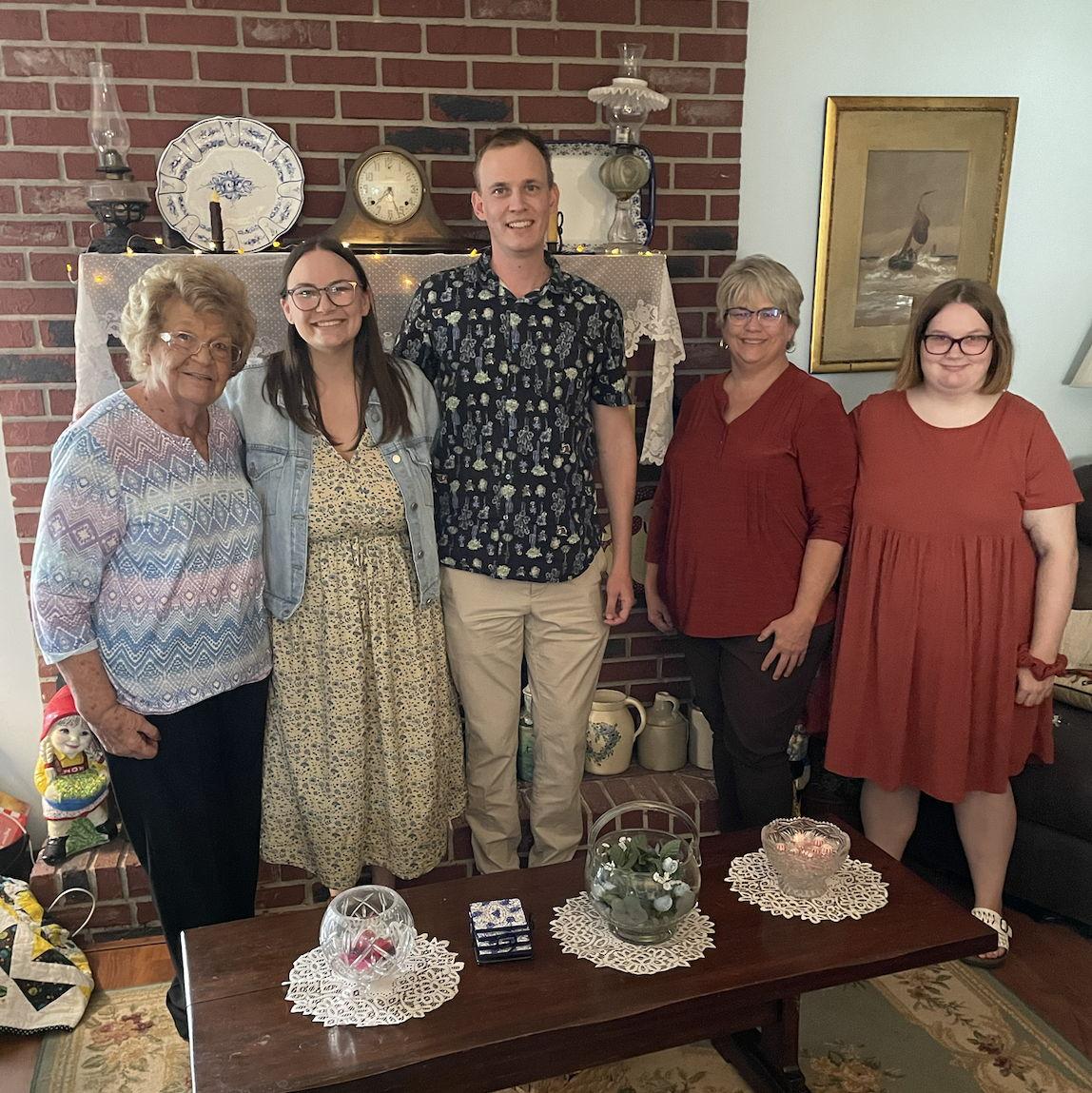 Visiting Erika's grandma, aunt, & cousins in FL!