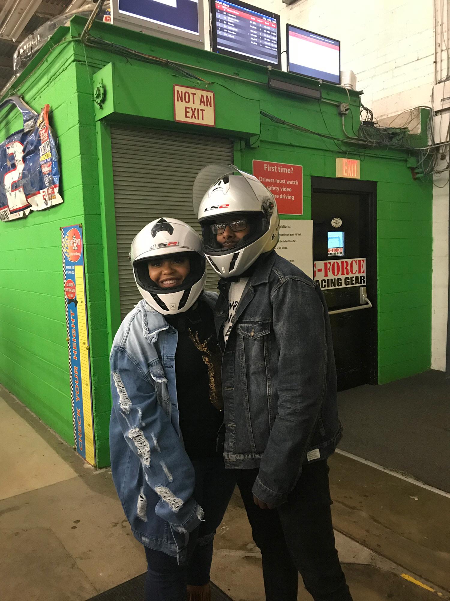 go karts for my birthday.