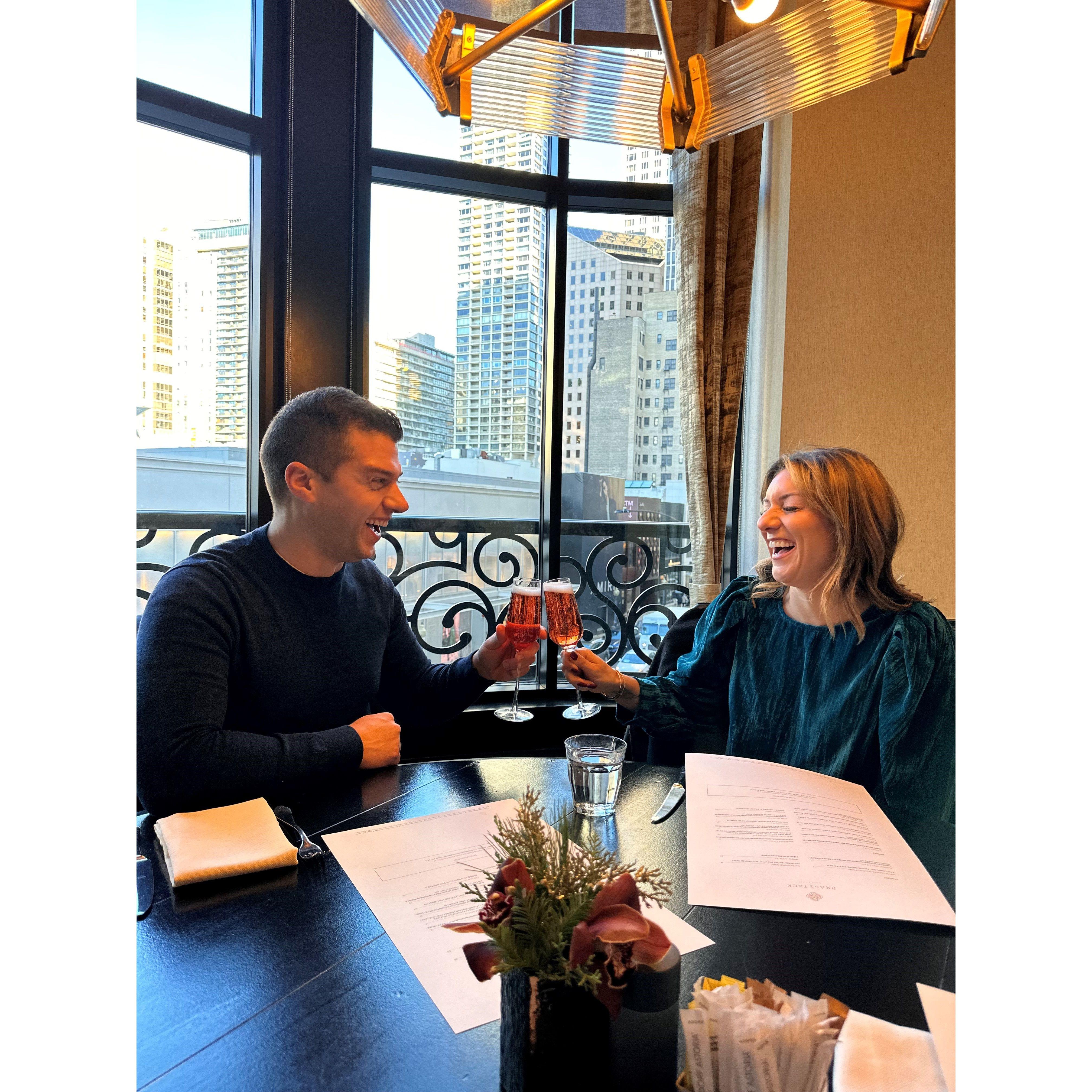 The laughs are endless together! The bottomless champagne brunch is a bonus :)
