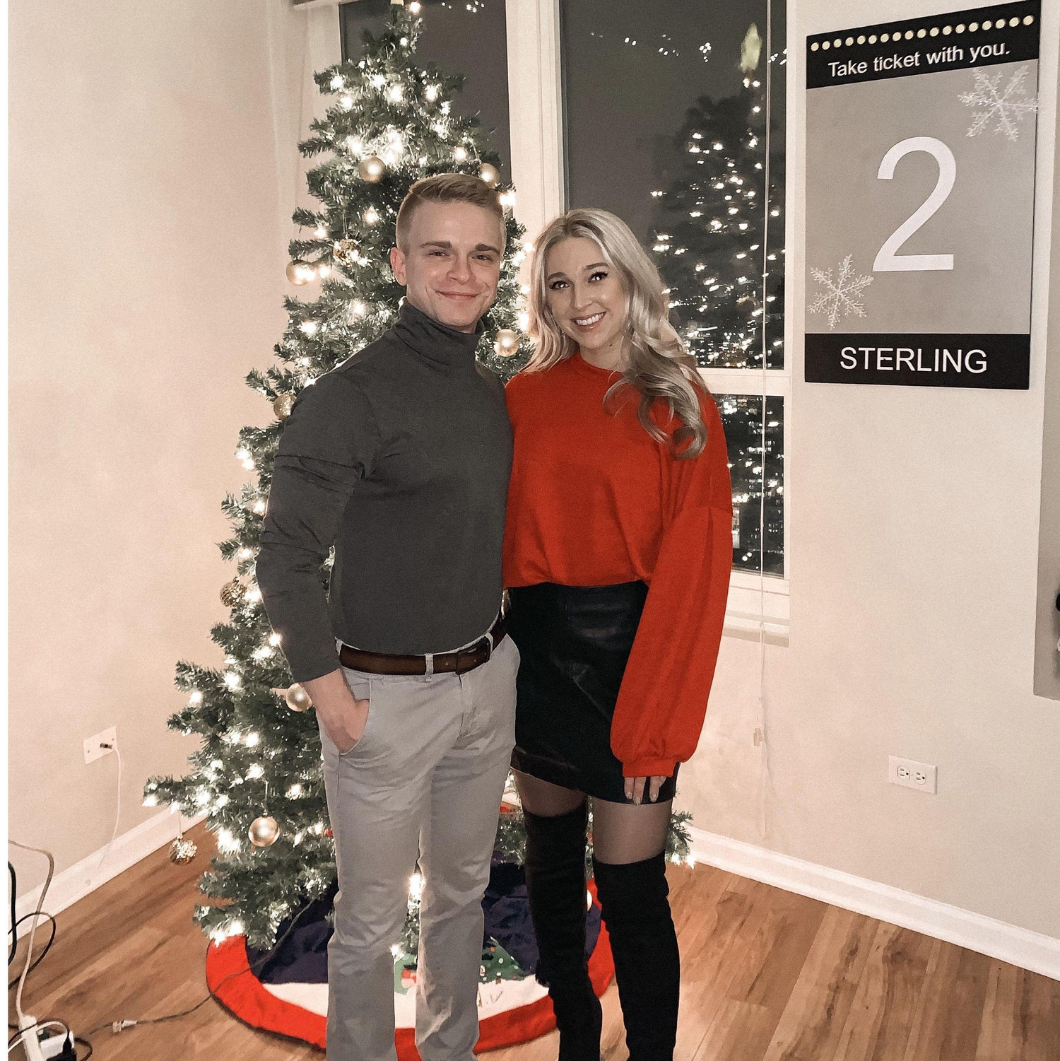 December 2019: Our first Christmas together