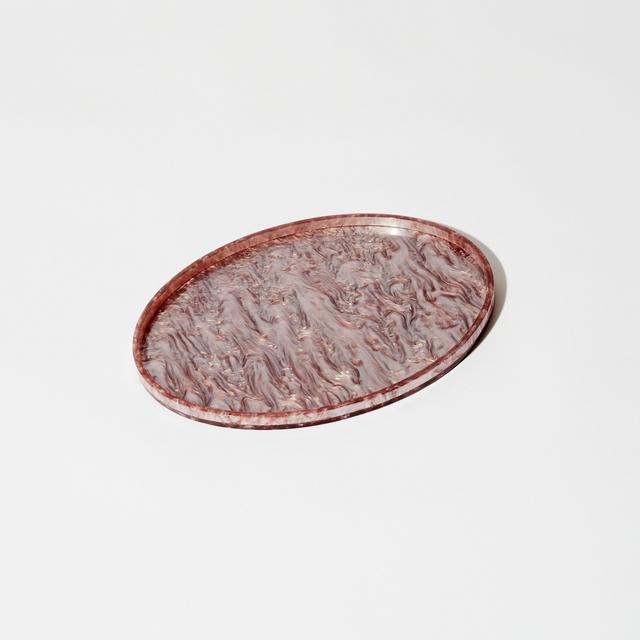 Oval Tray Plum