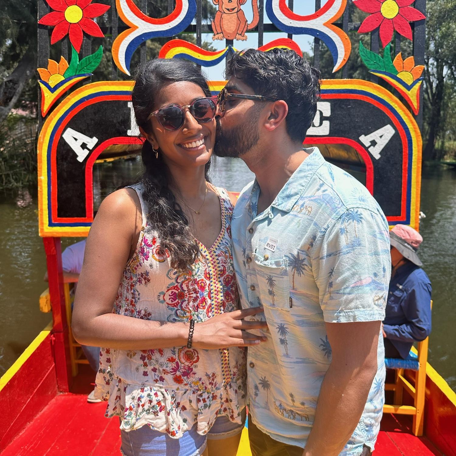 Our first solo trip as a couple to Mexico just after graduation in 2024