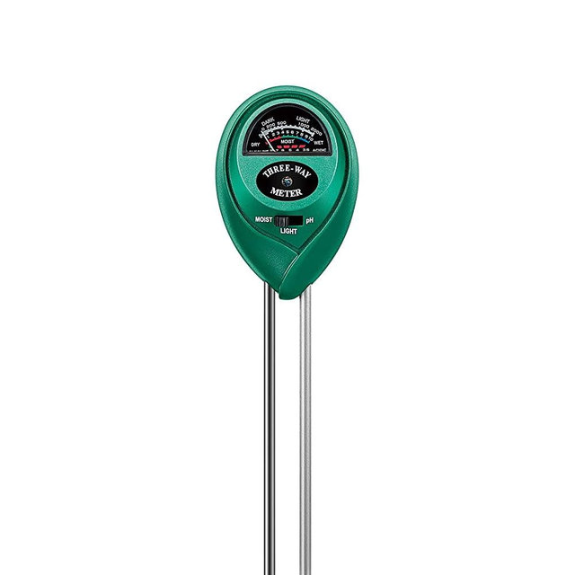 VIVOSUN Soil Tester, 3-in-1 Plant Moisture Meter Light and PH Tester for Home, Garden, Lawn, Farm, Indoor and Outdoor Use, Promote Plants Healthy Growth
