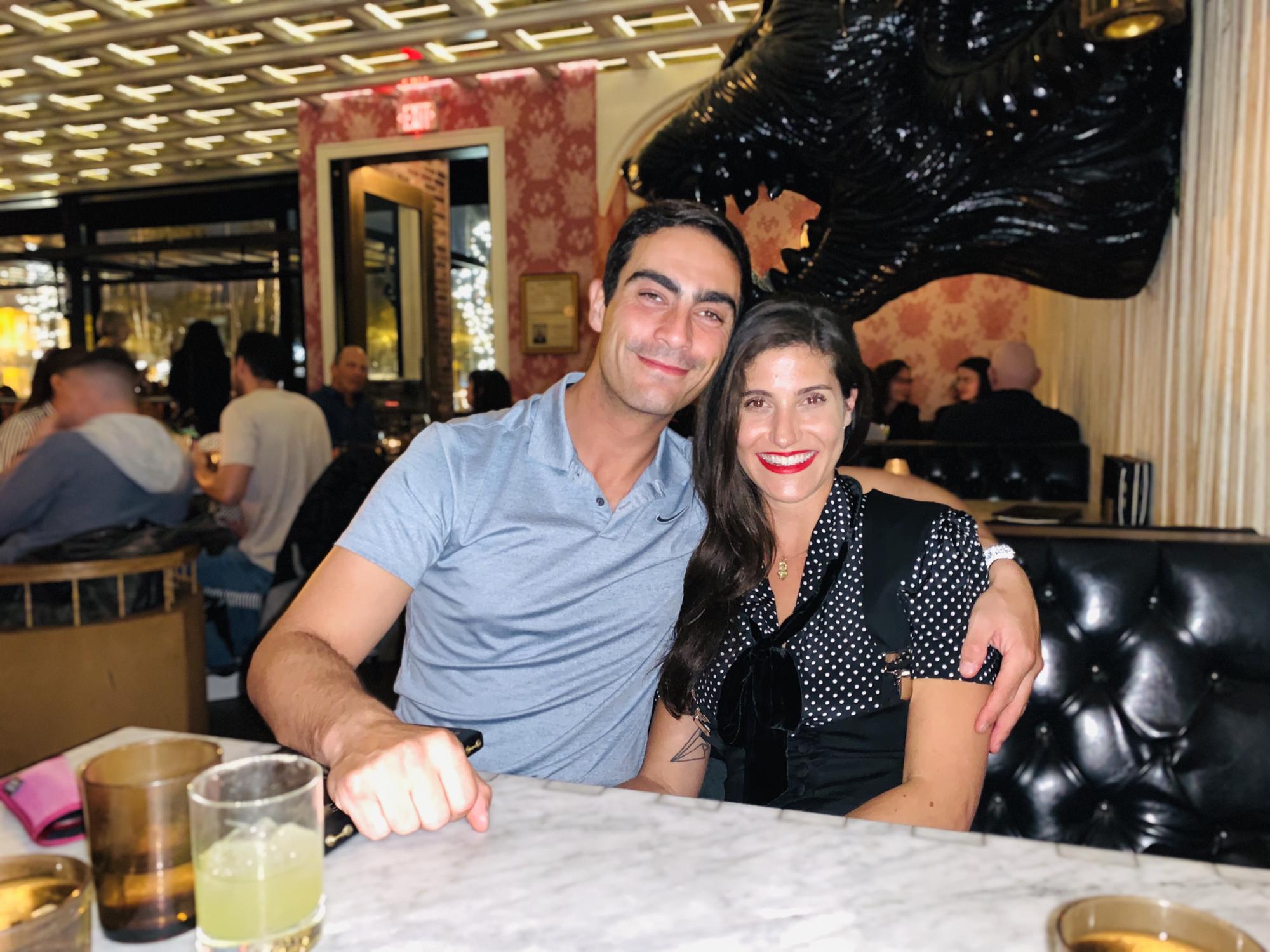 Tarek’s birthday a couple years ago - one of our first photos together!