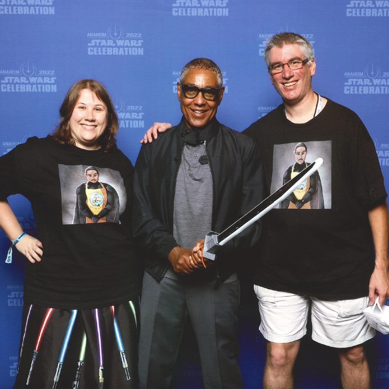Meeting Giancarlo Esposito at Star Wars Celebration 2022