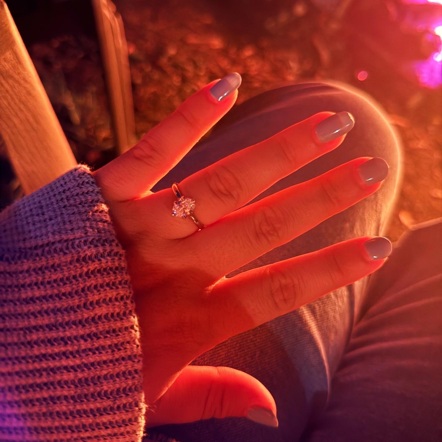 The night of our engagement!