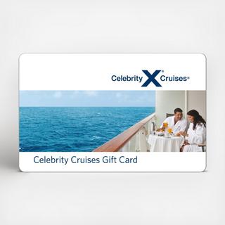 Celebrity Cruises $250 Gift Card