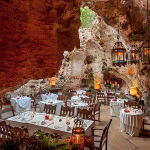 Dinner at Ali Barbour's Cave Restaurant