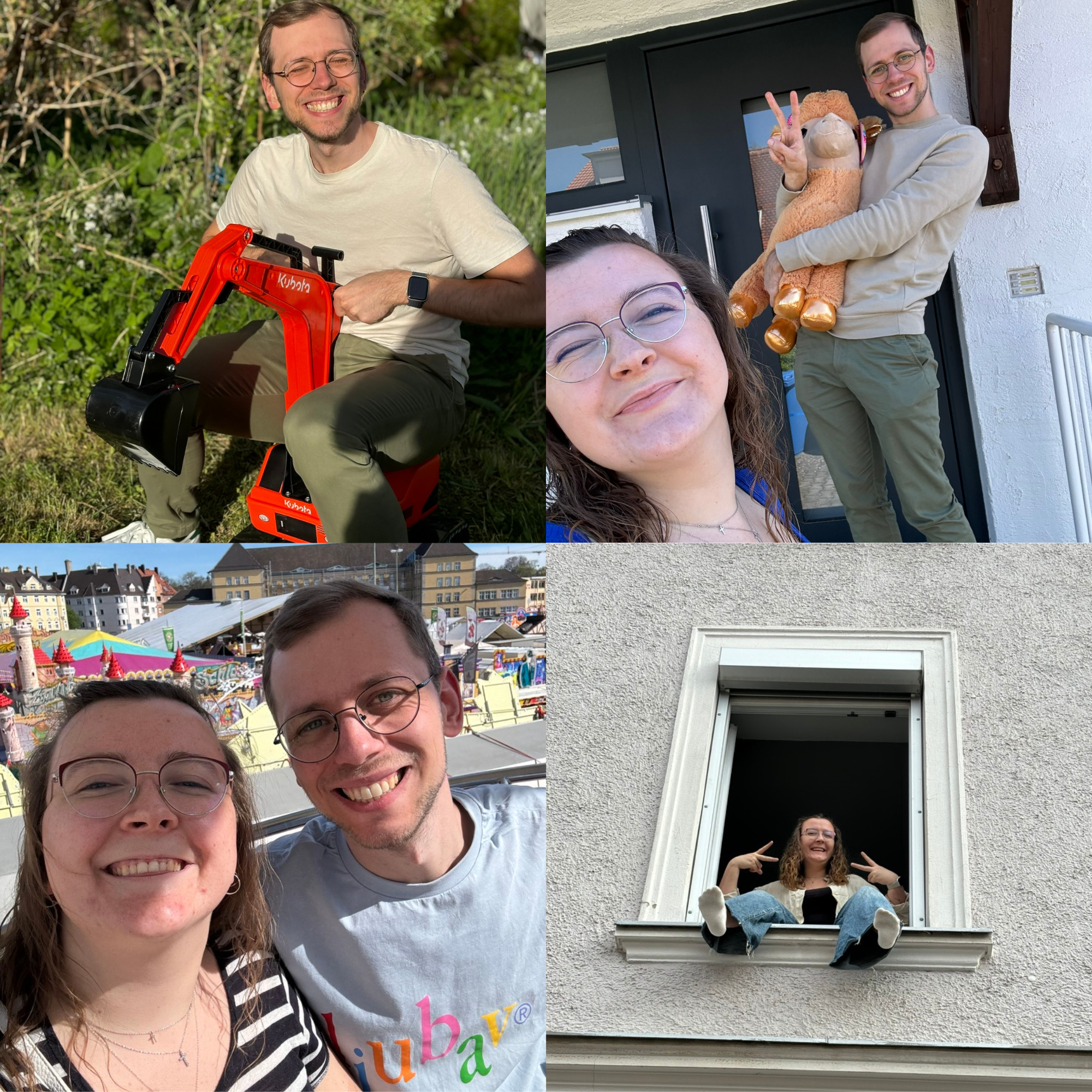 unser erstes Jahr in Augsburg in Bildern