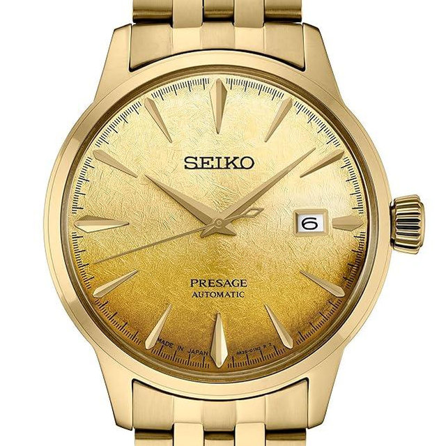 SEIKO Automatic Watch for Men - Presage Collection - Stainless Steel, Water-Resistant 50M