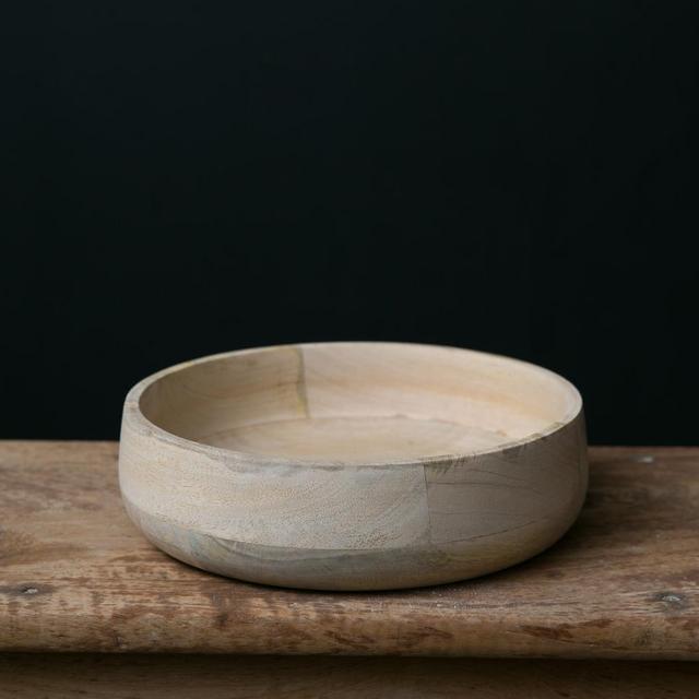 Natural Mango Wood Serving Bowl