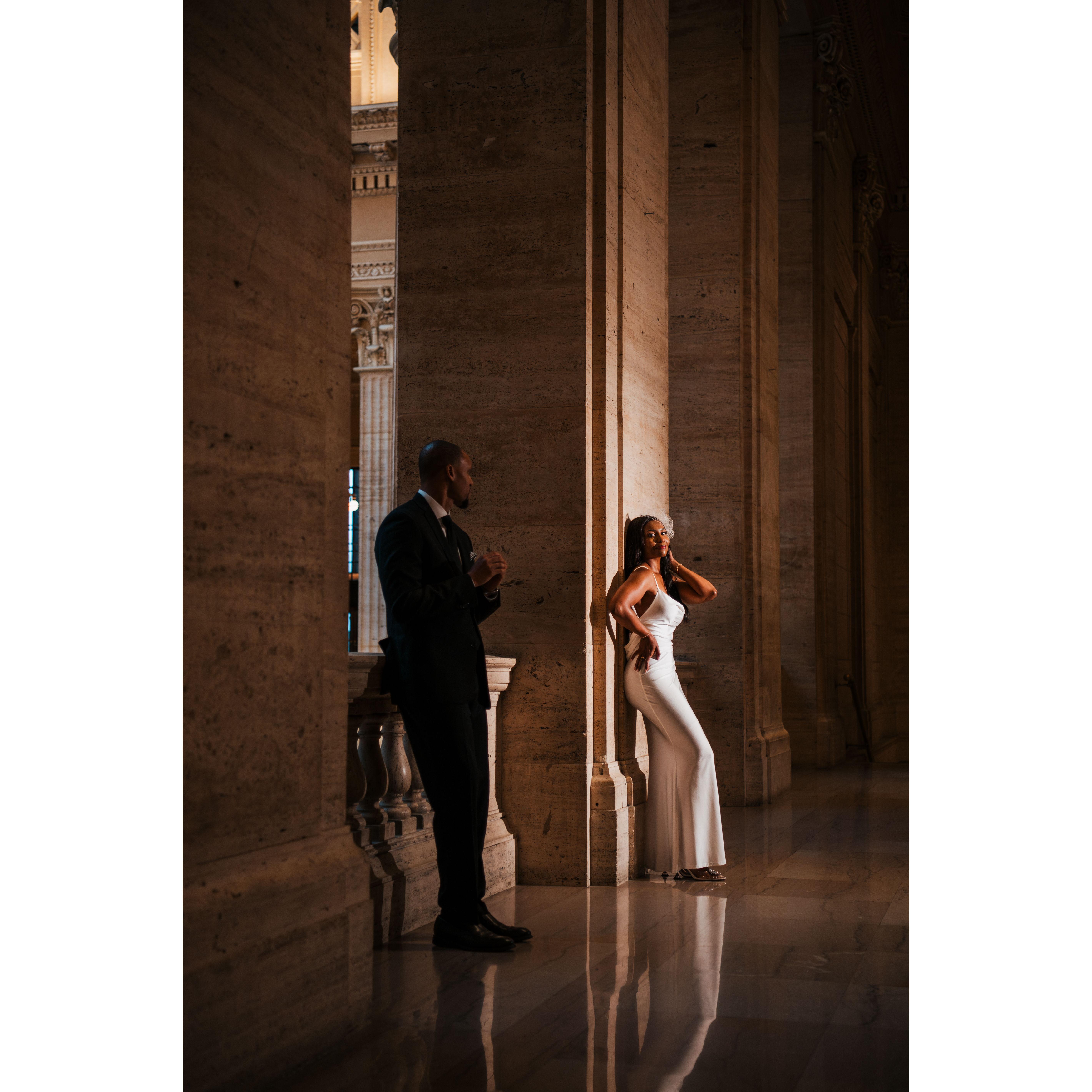 Engagement photos - Chicago Union Station