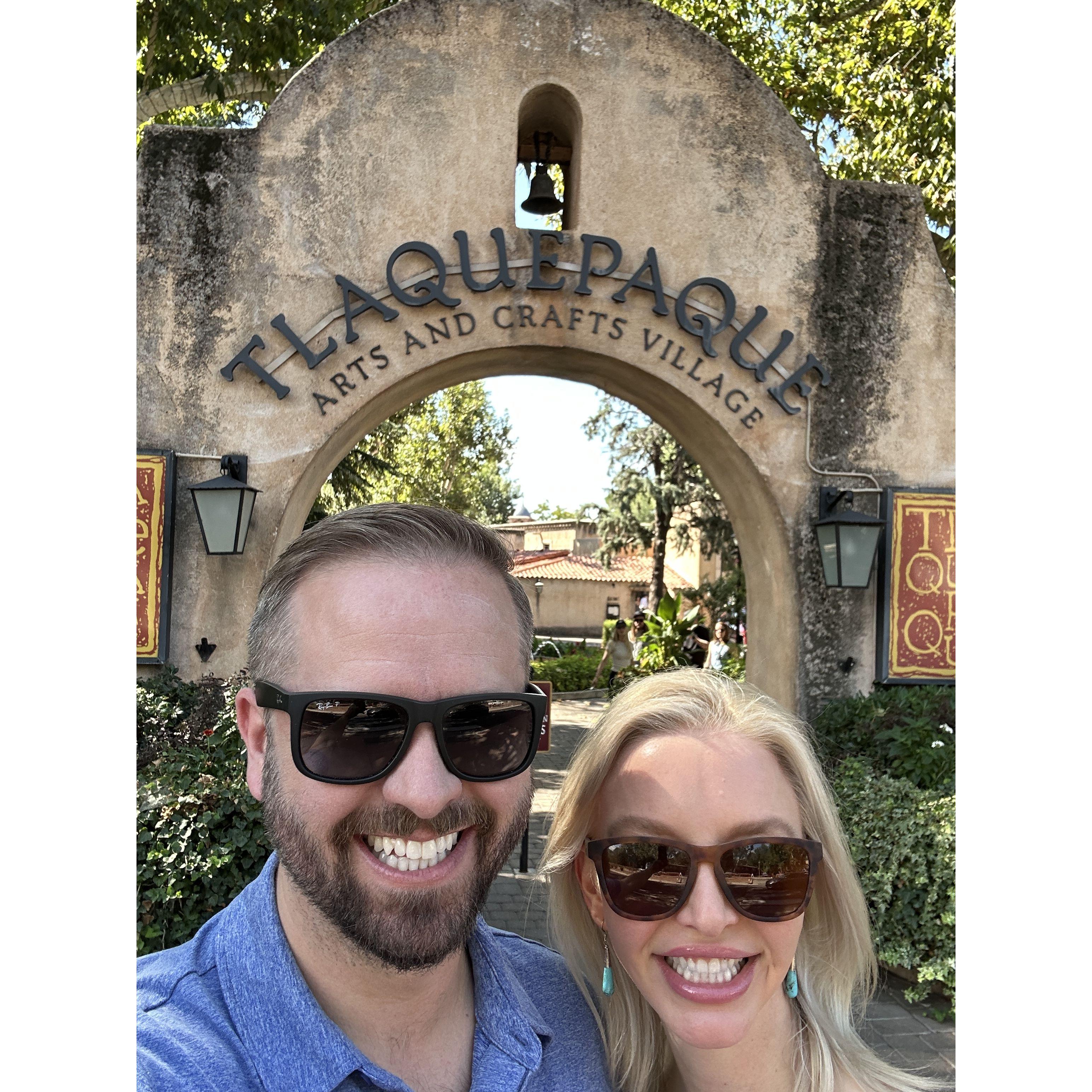 Luke and Sarah celebrated one year of dating and one week of being engaged in Sedona, Arizona.