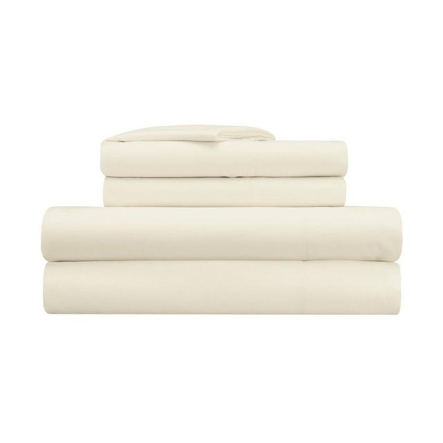 Serta Twin Simply Clean Sheet Set Ivory