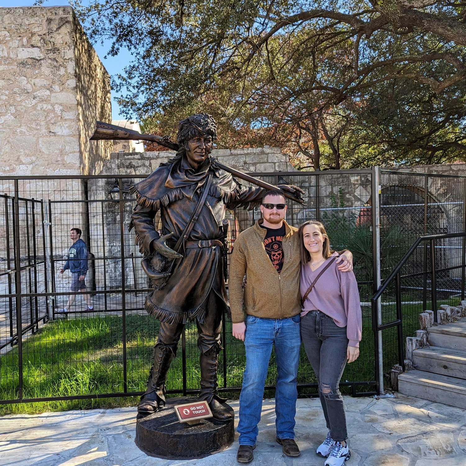 San Antonio with my dad!