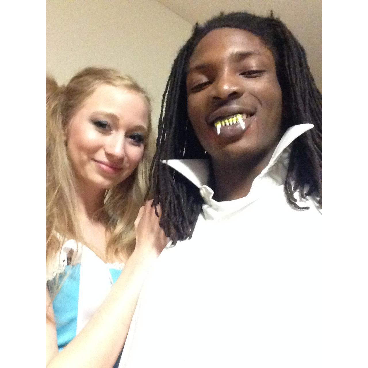 Our second Halloween together, first together as a couple. 2014
