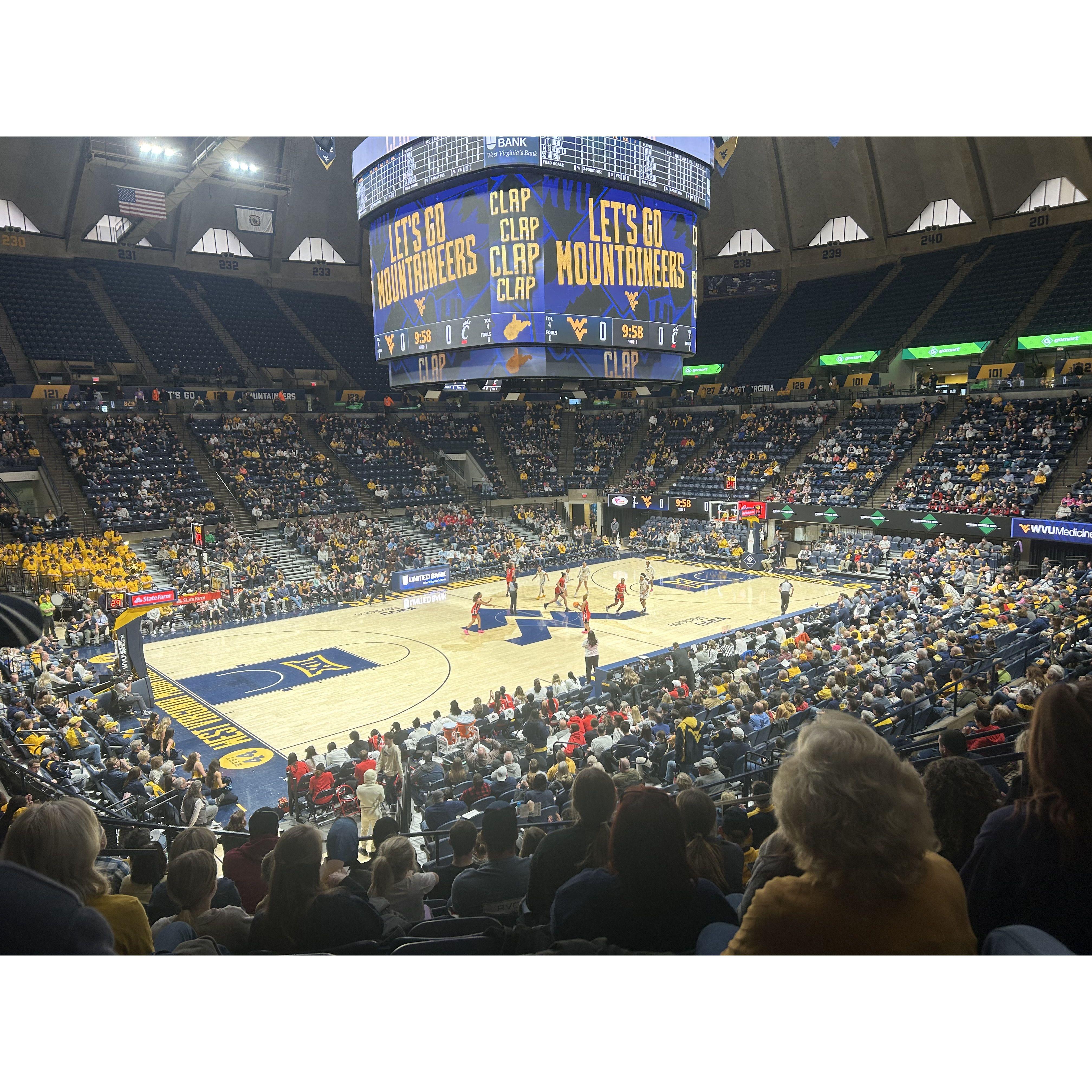We went to several games over the season!
