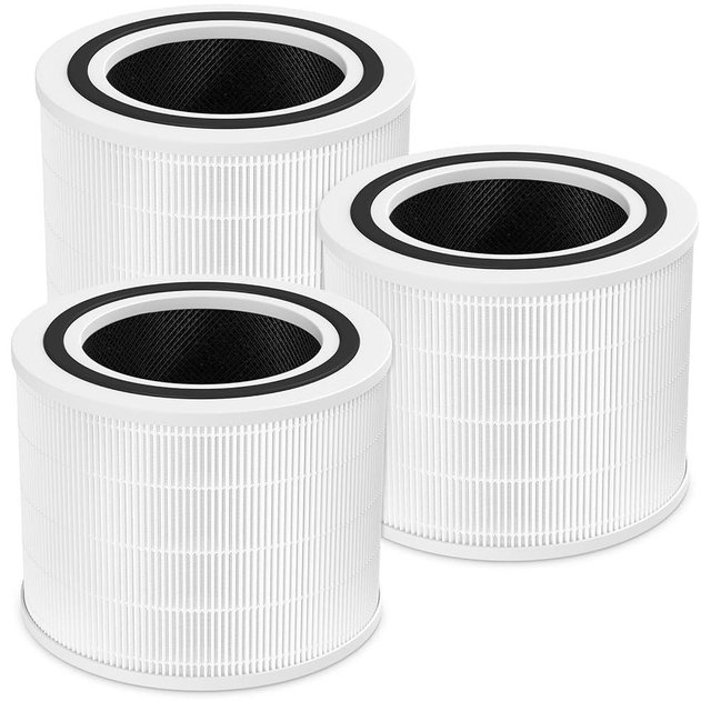 Core 200S-P Replacement Filter Compatible with LEVOIT Core 200S Smart WiFi Air PuriFier, Core 200S-RF Air Filter, White, 3 Pack