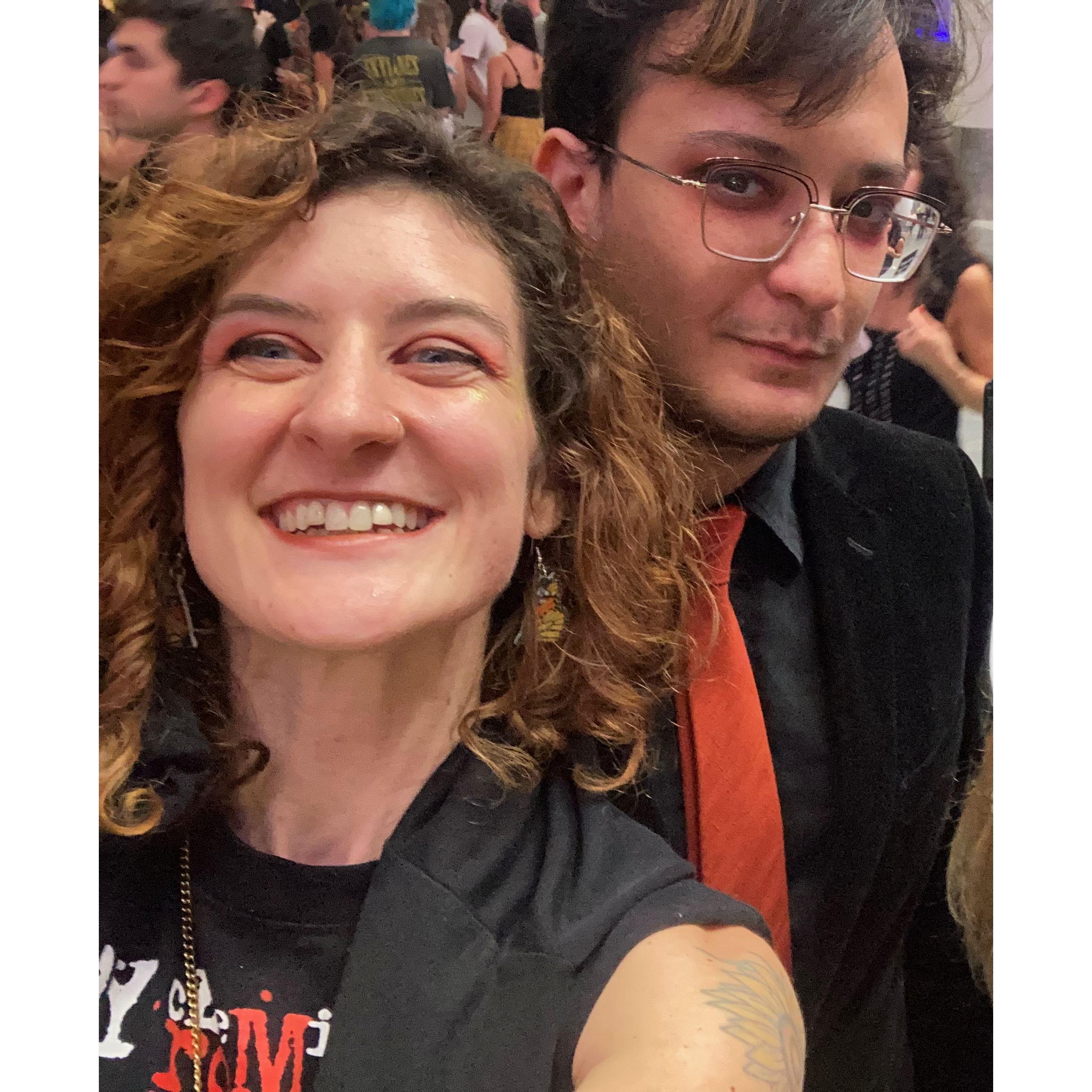 When McKinley made Asher's dream come true. About to see My Chemical Romance.