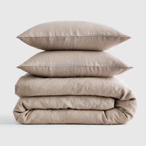 Linen Duvet Cover Set (queen, toffee) | Quince