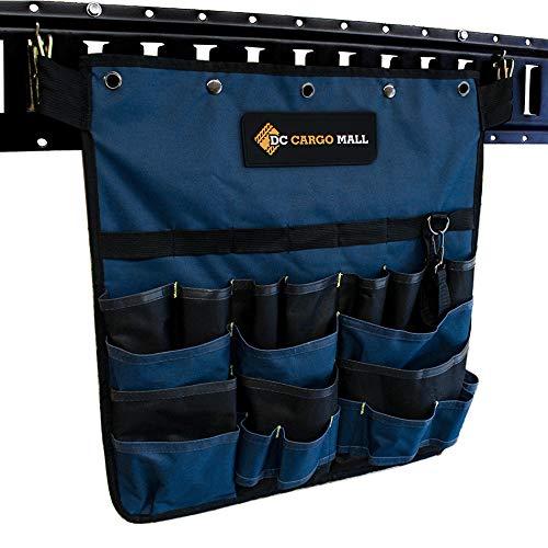 DC Cargo Mall E-Track Hanging Pocket Tool Organizer - E-Track Accessories for Enclosed Trailer, Workshop, & Garage - Wall Hanging Tool Organizer