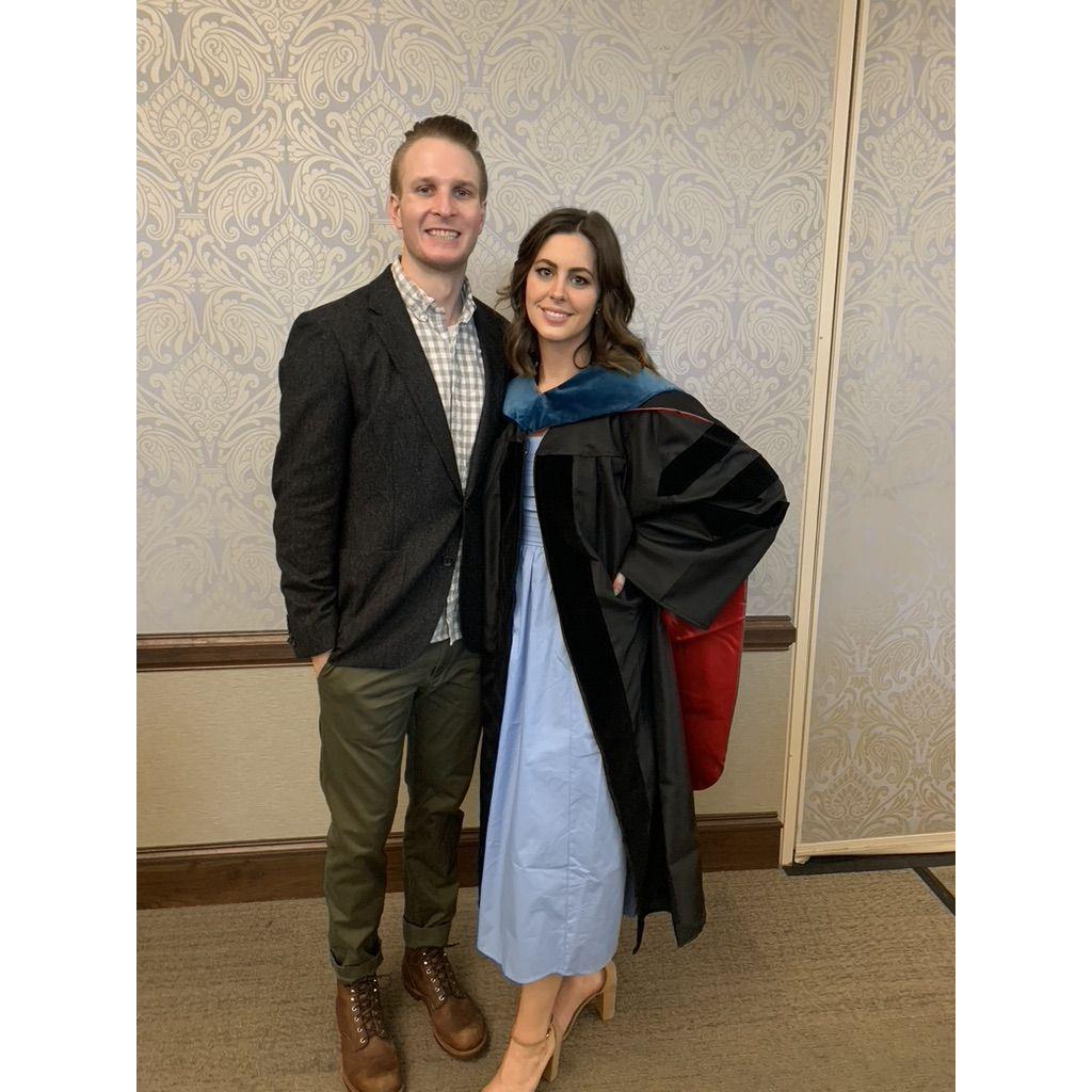 Graduation day, excited to start our next chapter in Minnesota