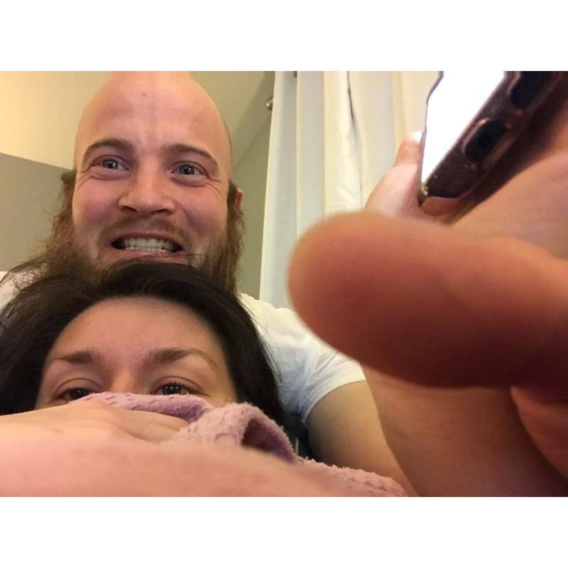 Dane's idea of taking a picture of "us"