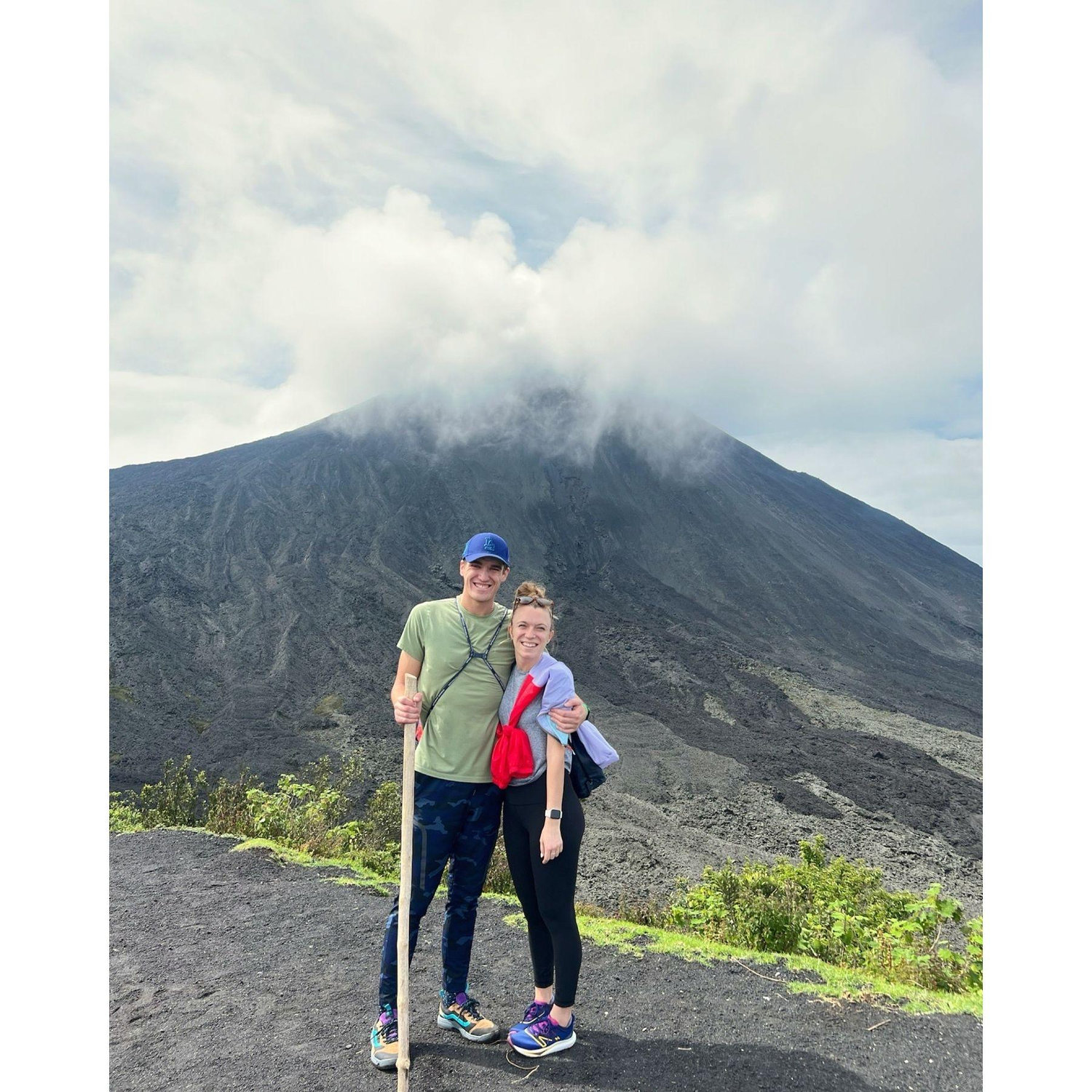 Hiking a volcano (and roasting marshmallows over it!) in Guatemala