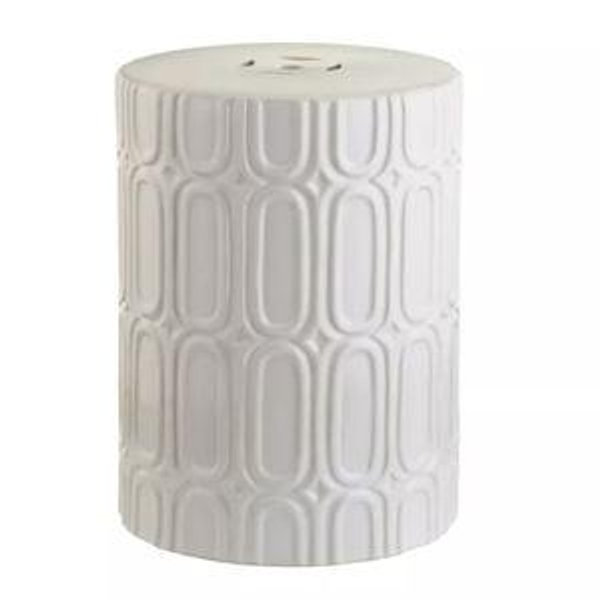 Safavieh Melody 16" Garden Stool - Creme