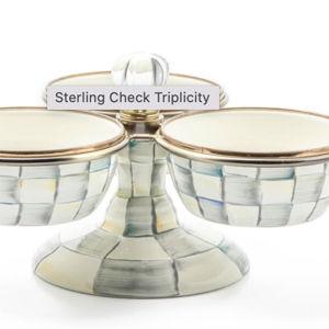 Sterling Check Triplicity- Mackenzie Childs