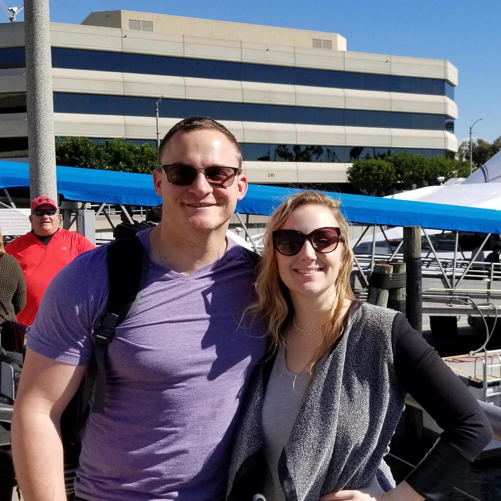 Boarding the ship to Catalina for my birthday weekend!
