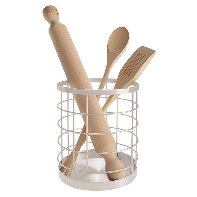 iDesign Austin Metal Wire Utensil Holder for Kitchen Countertop Storage Organization