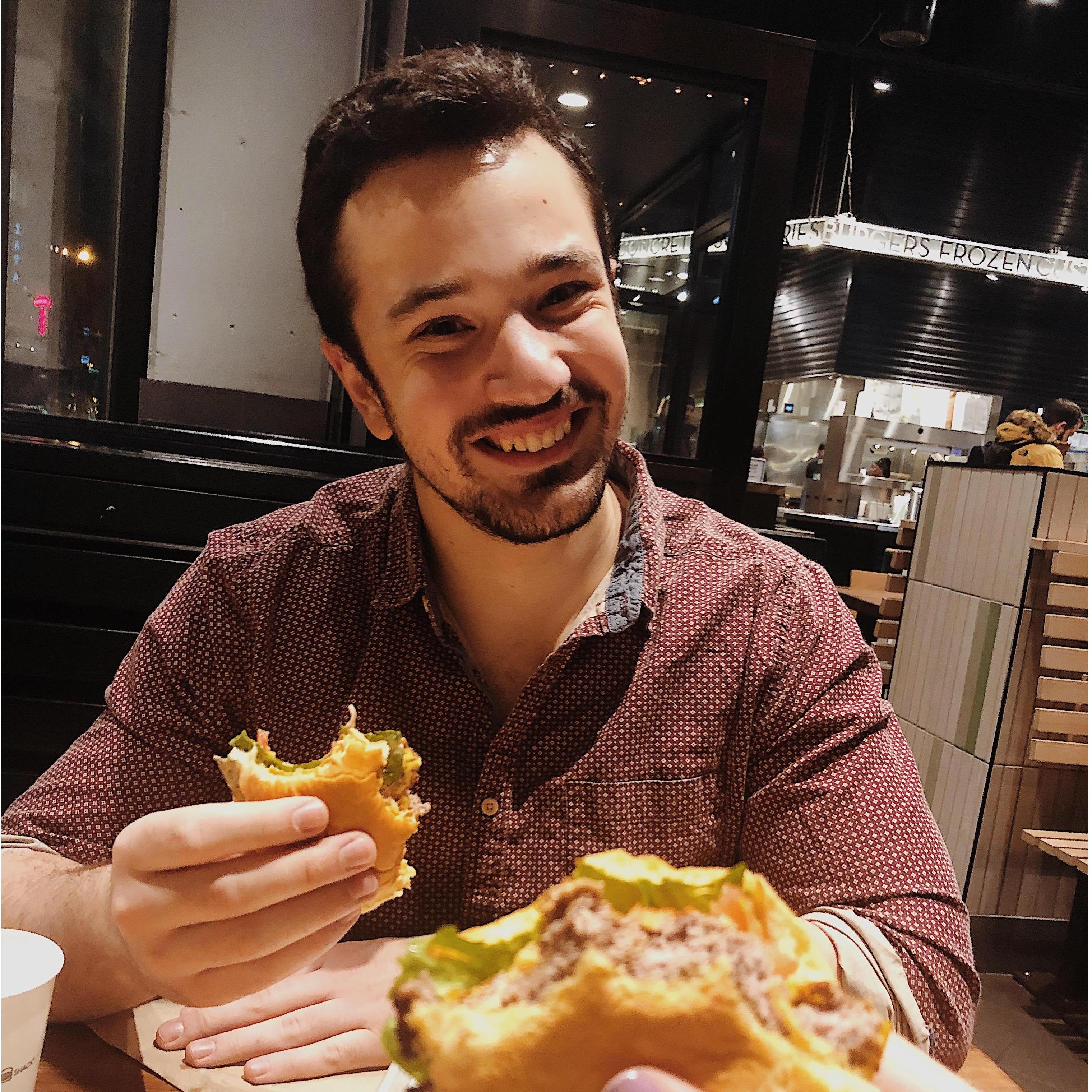 Shake Shack was our first "not date" date. This began our many burger adventures.
