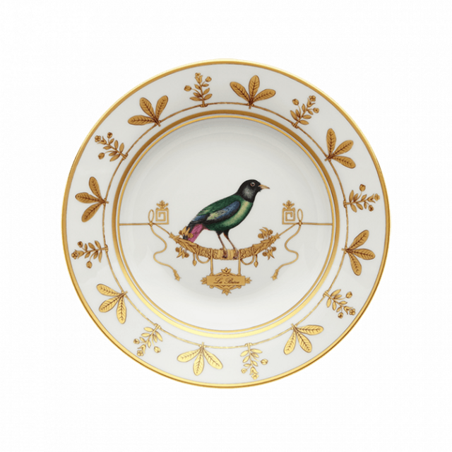 Soup plate Volière La Brève