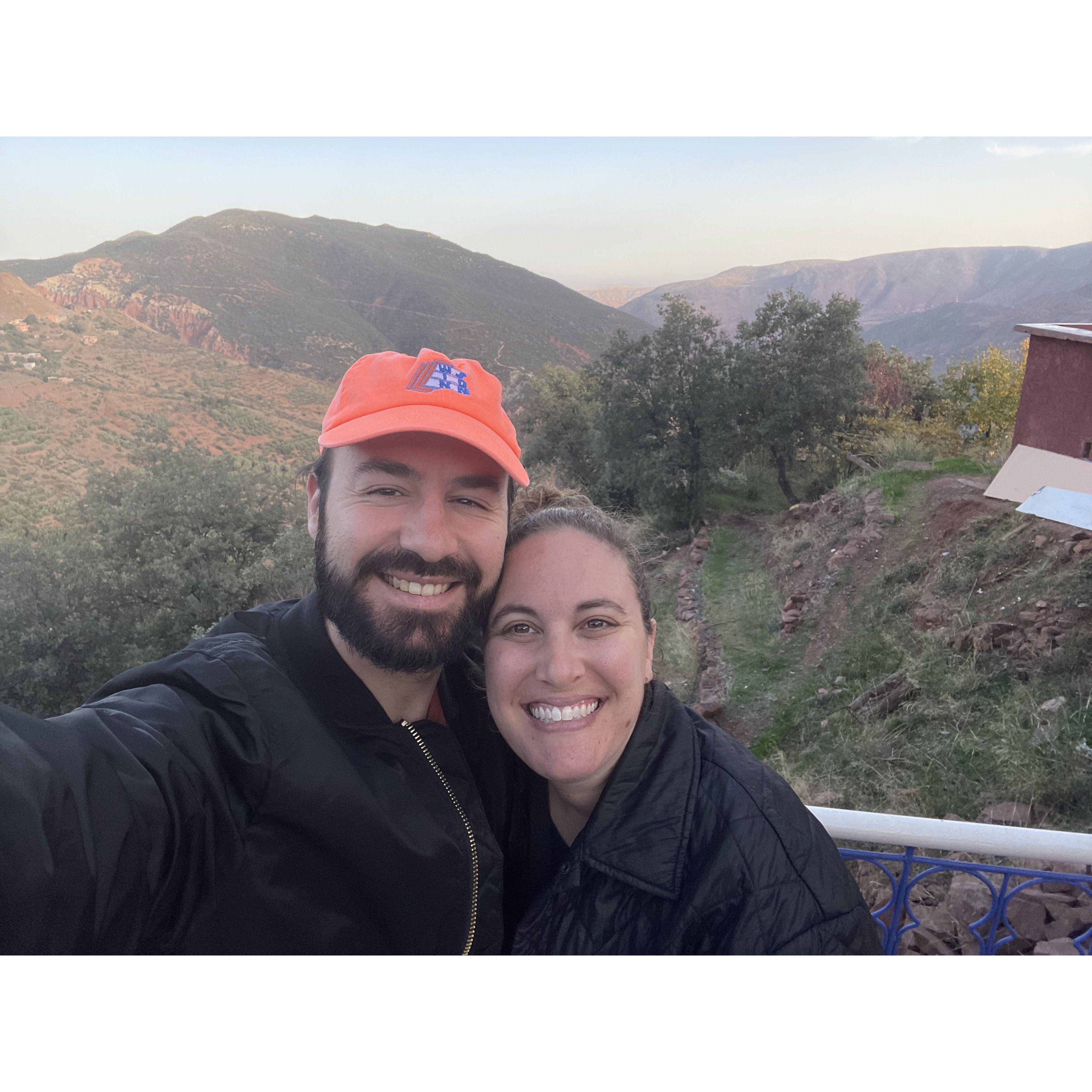 Early morning in the Atlas Mountains in Morocco.