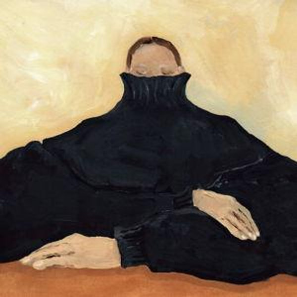 Black turtleneck - 21x30